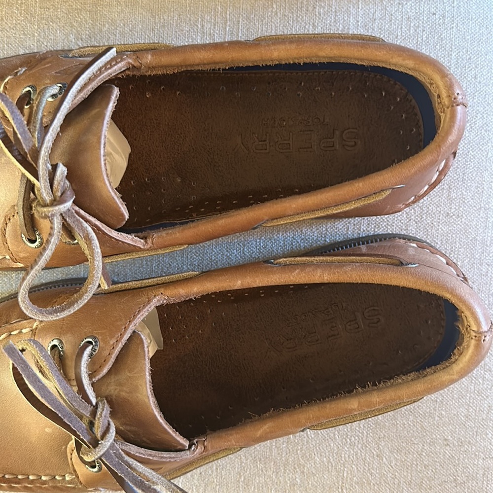 Sperry Men’s Topsiders Leather Boat Deck Shoes Loafer… Gem